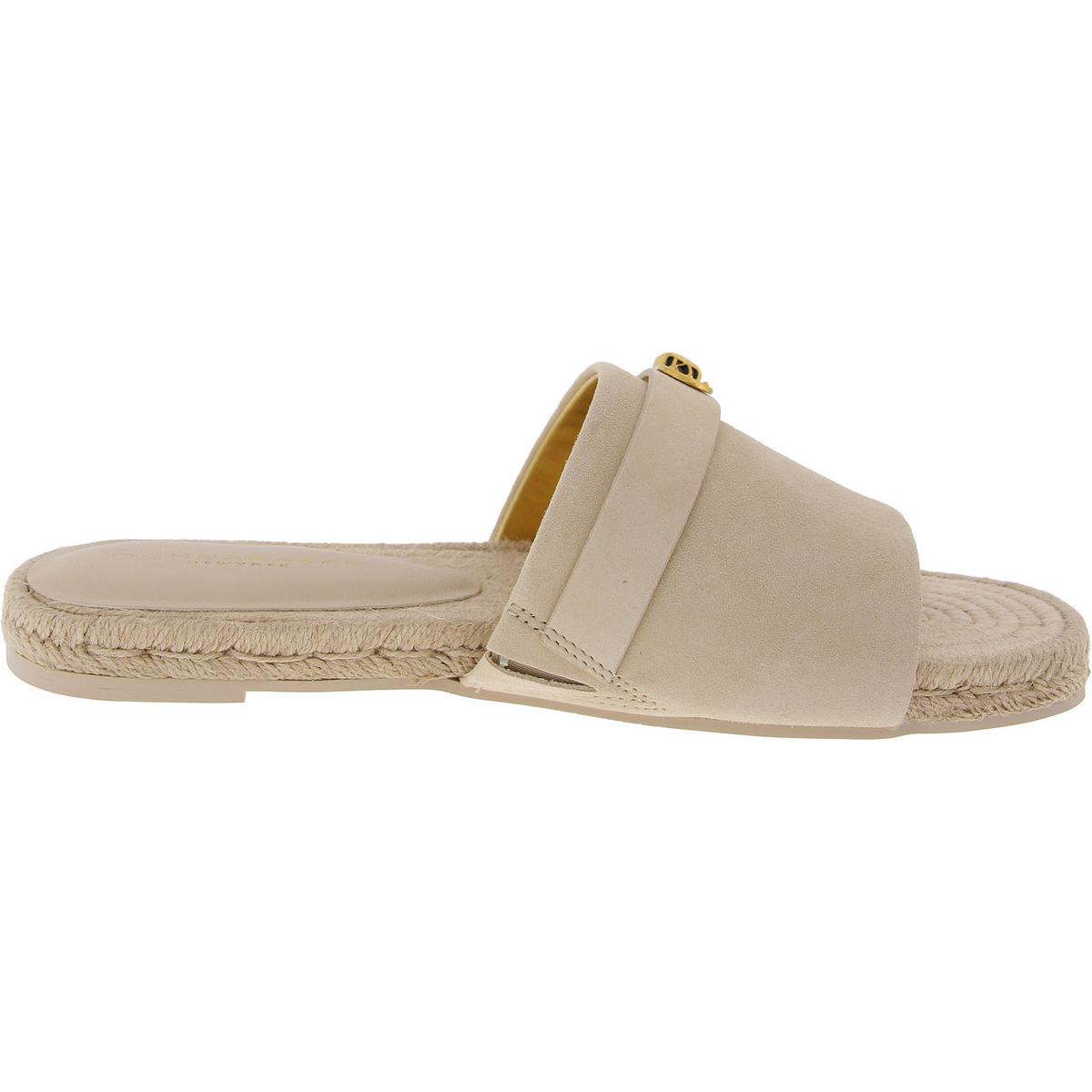 Donna Karan Womens Taci Suede Slip On Slide Sandals Shoes BHFO 6979 - Picture 6 of 6