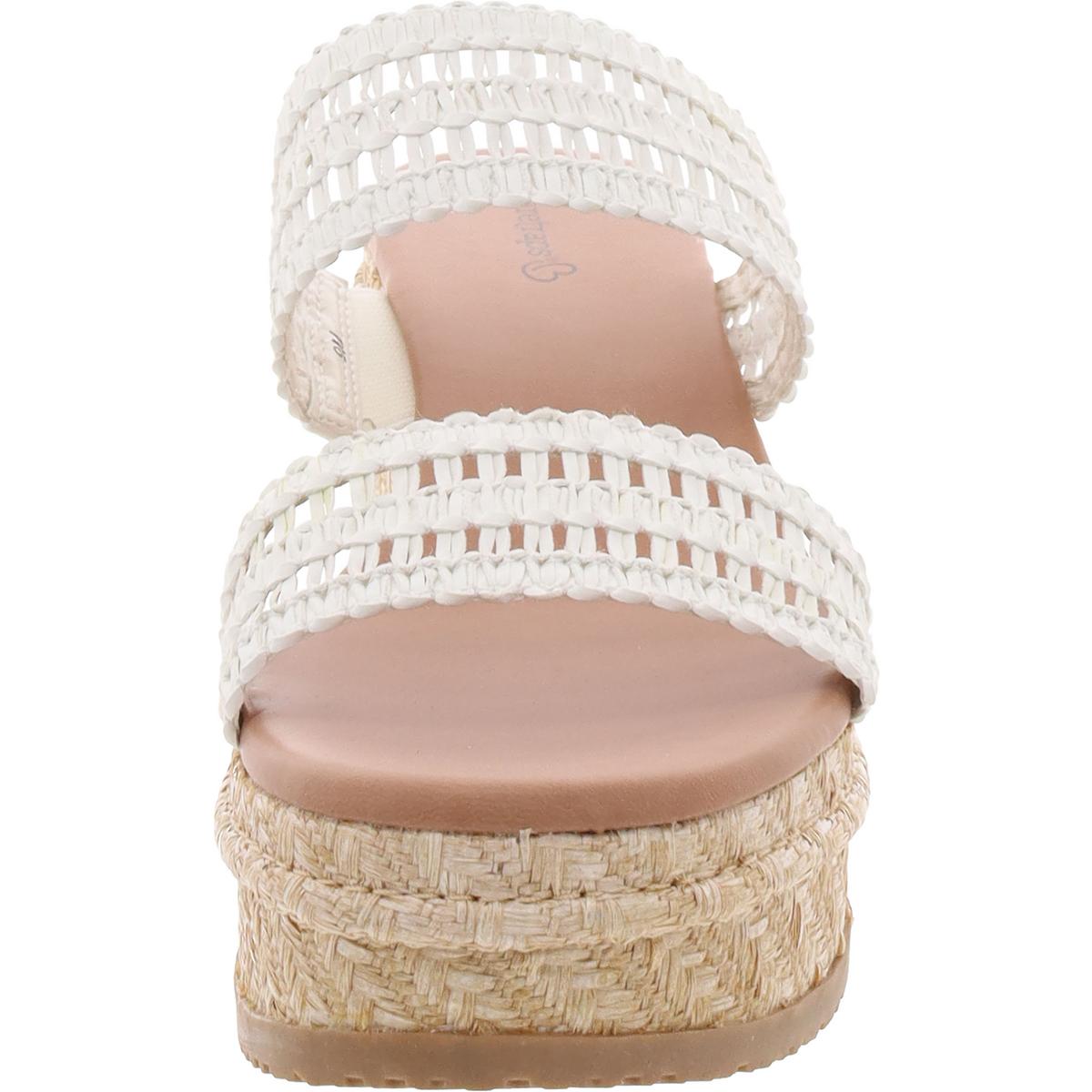 Baretraps Sophie Damenschuhe Kunstleder-Sandalen offene Zehenpartie Keilabsatz BHFO 5789 - Bild 6 von 6