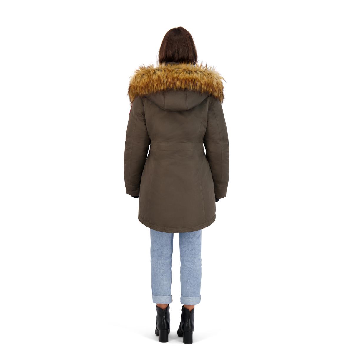 Neem een ​​bad wortel Infecteren Canada Weather Gear Parka Coat for Women-Insulated Faux Fur Hooded Winter  Jacket | eBay