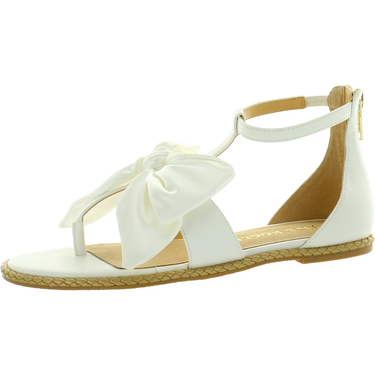 Женские босоножки Jack Rogers Heidi White с Т-образным ремешком, 9 средних размеров (B,M) BHFO 5743