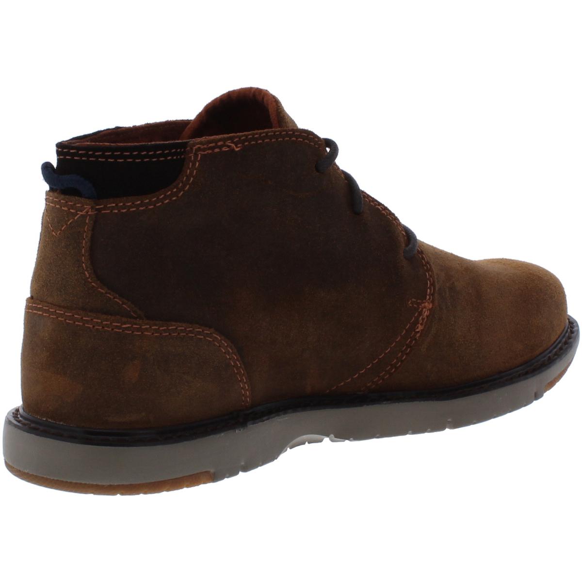 toms navi distressed leather chukka