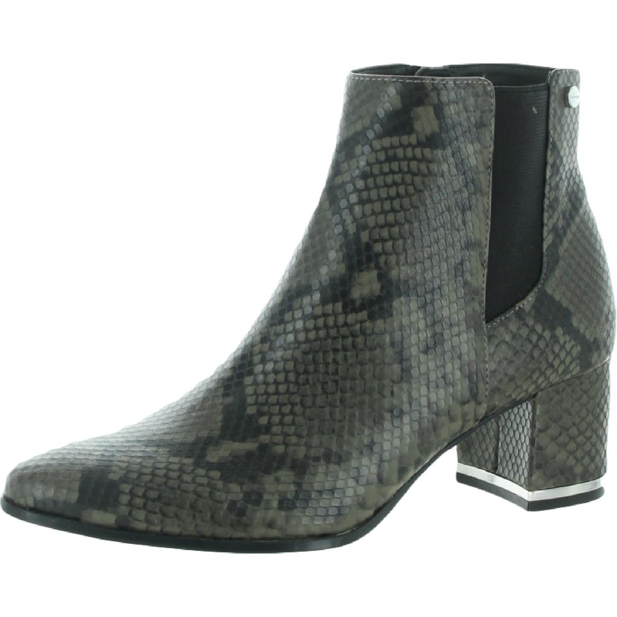 calvin klein snakeskin boots