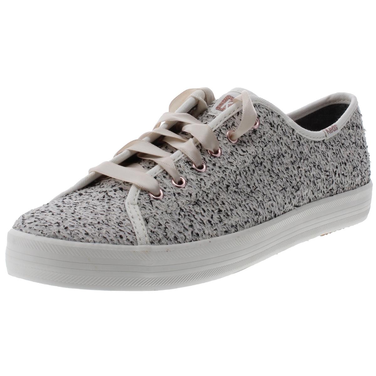 Keds Womens Kickstart White Boucle Sneakers Shoes 8 Medium (B,M) BHFO ...