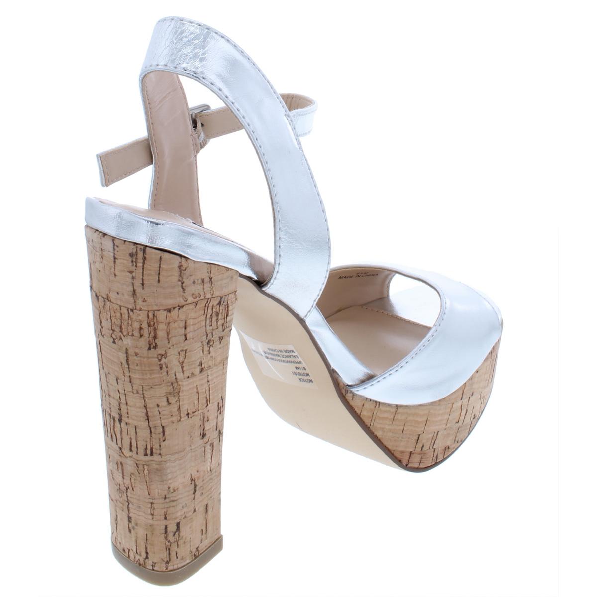 steve madden silver platforms