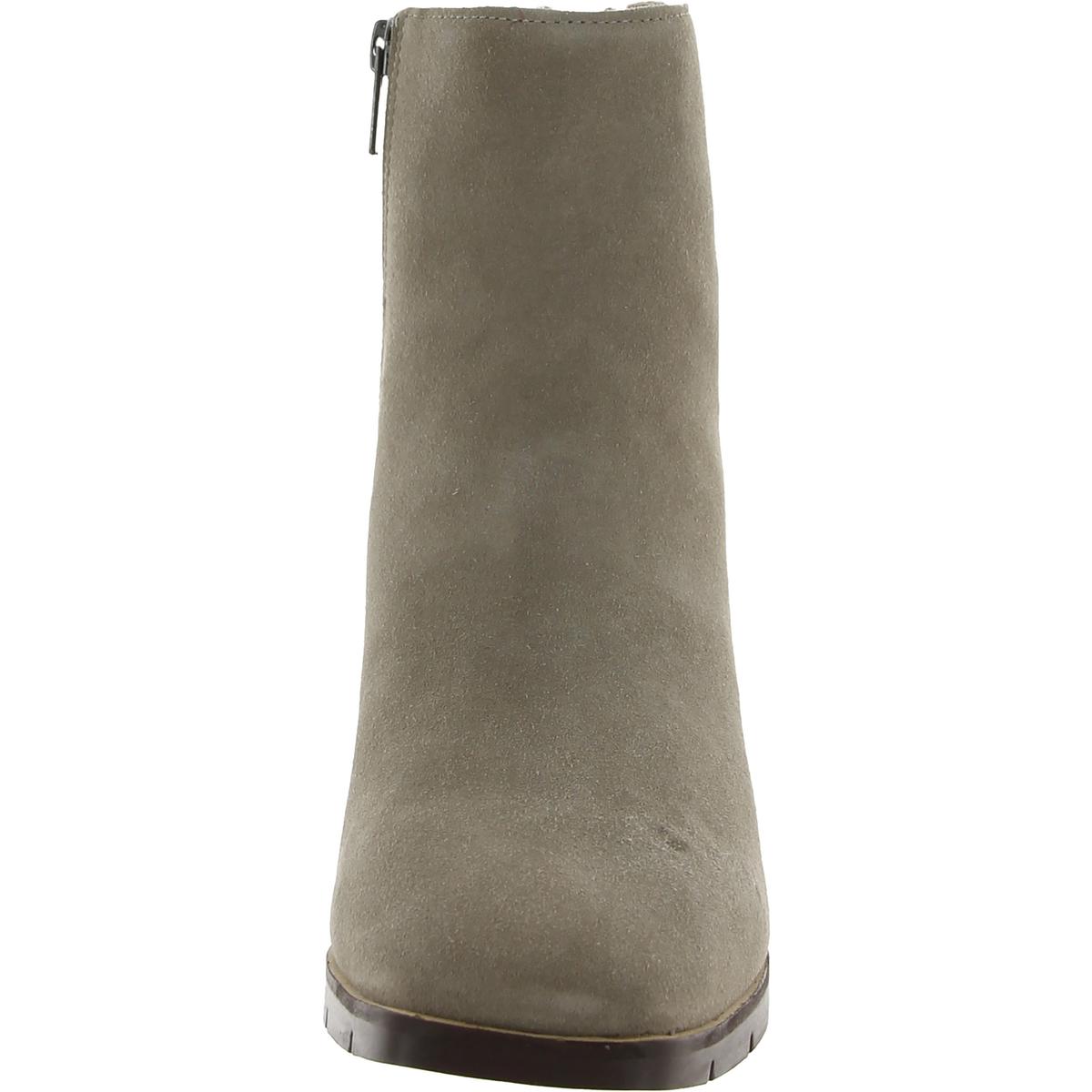 NYDJ Womens Arianna Suede Chelsea Square Toe Booties Shoes BHFO 5172 | eBay