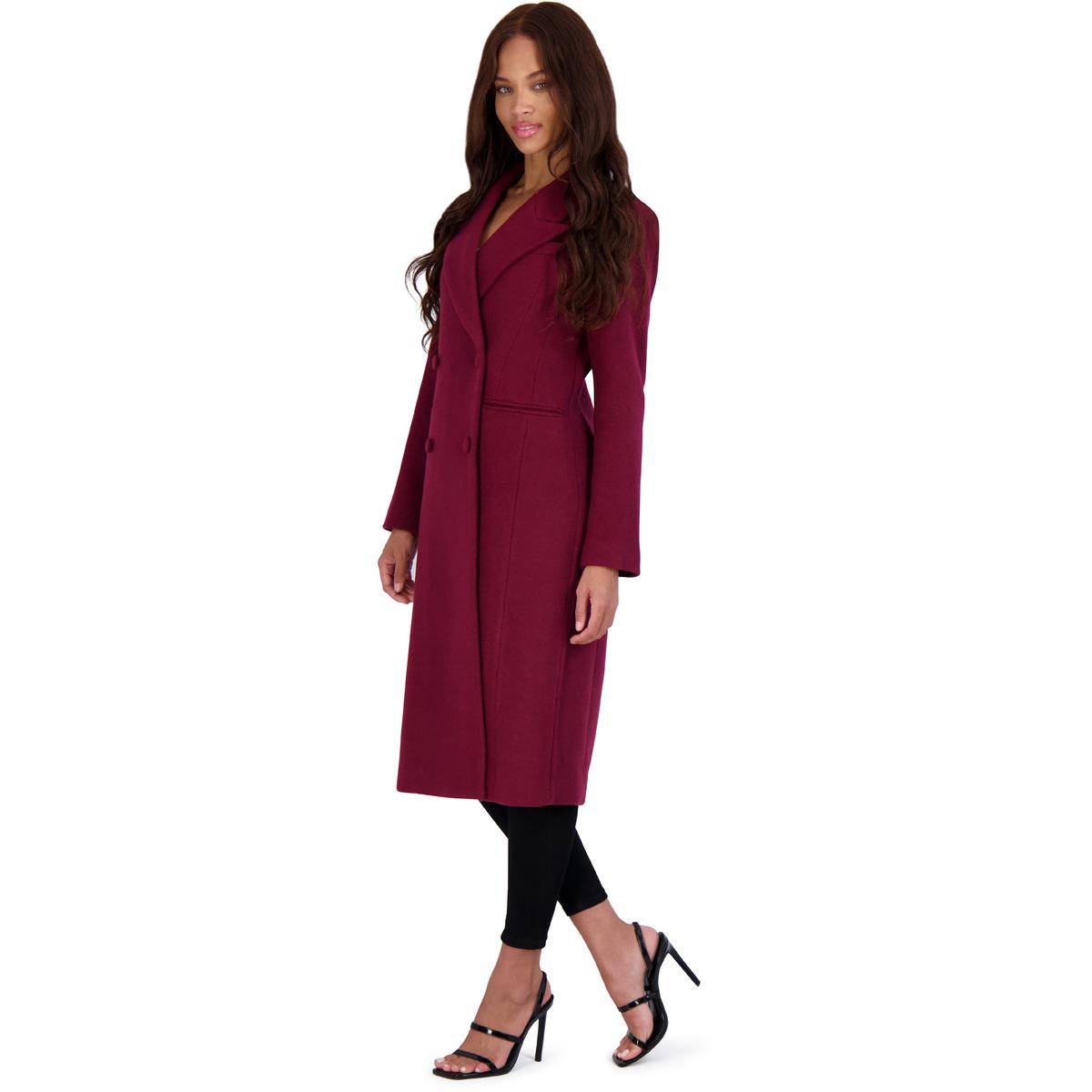 Avec les filles double clearance face wool blend coat