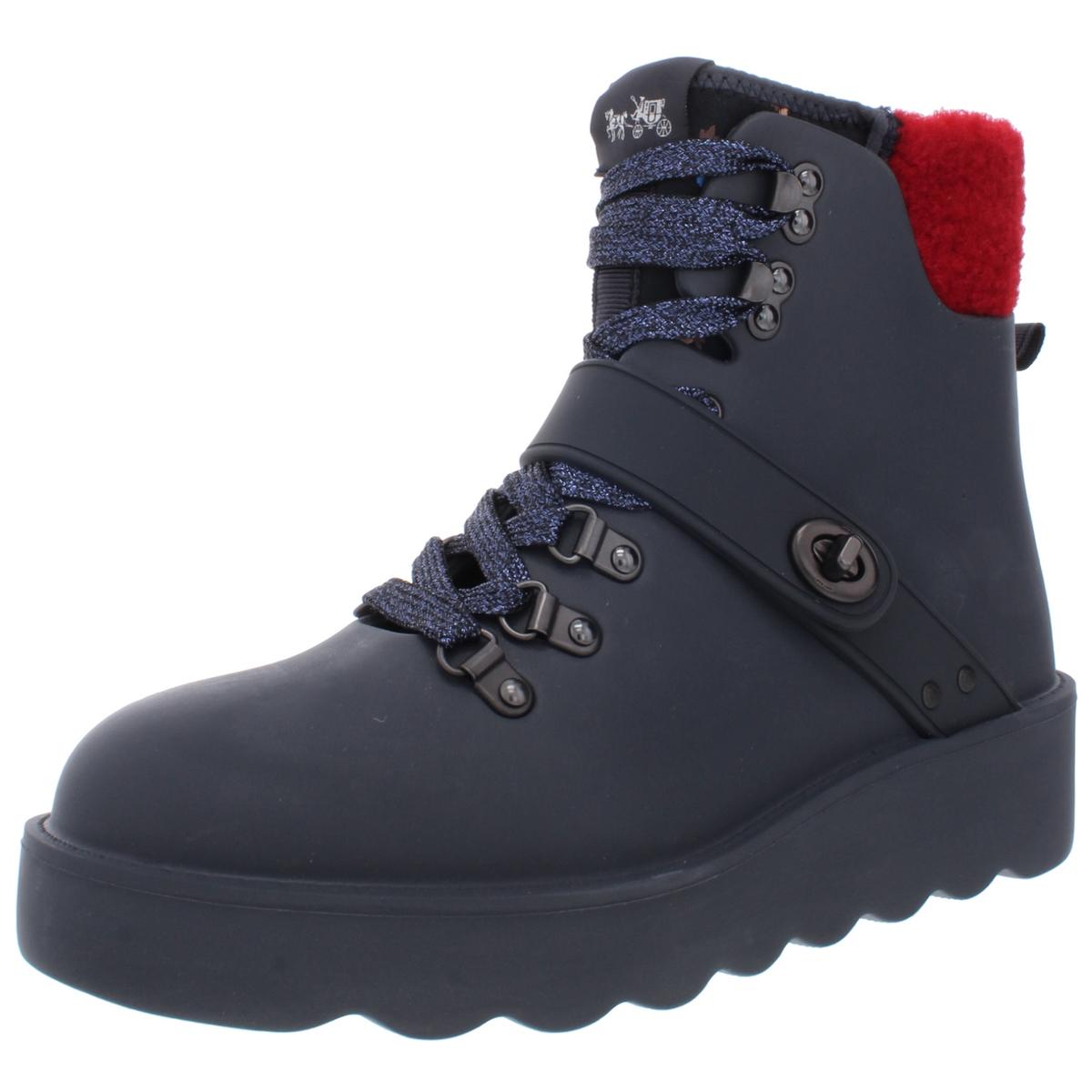 rain and hiking boots