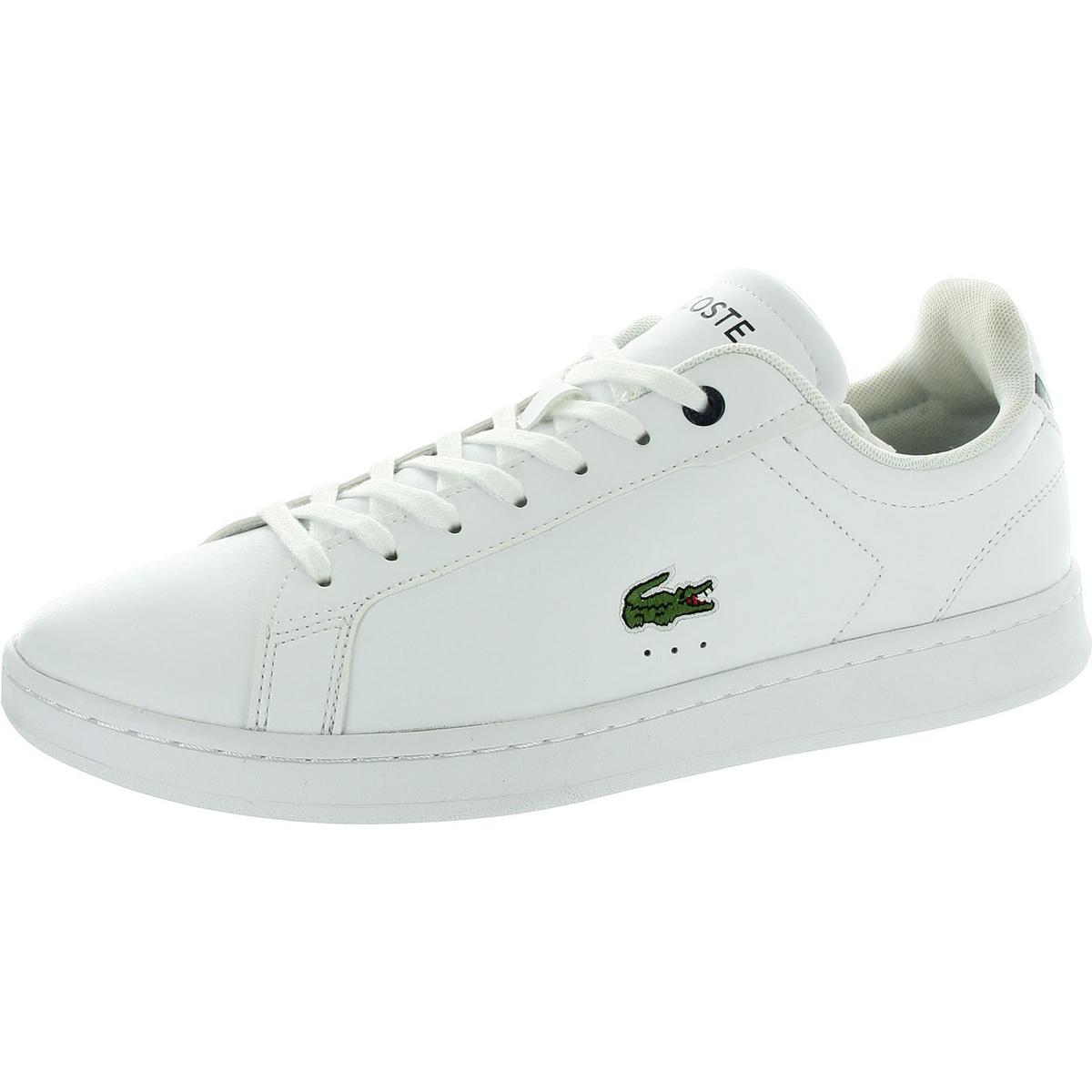 Мужские белые повседневные и модные кроссовки на шнуровке Lacoste 9.5 Medium (D) BHFO 2144