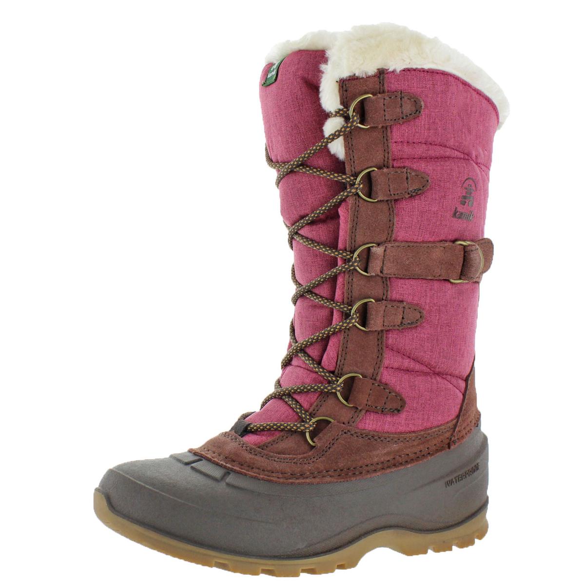 Kamik Snowvalley 2 Women's Waterproof Nylon Suede Cuffed