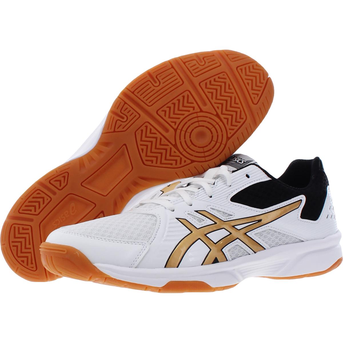 Asics Womens Upcourt 3 White Volleyball Shoes Sneakers 11 Medium (B,M ...