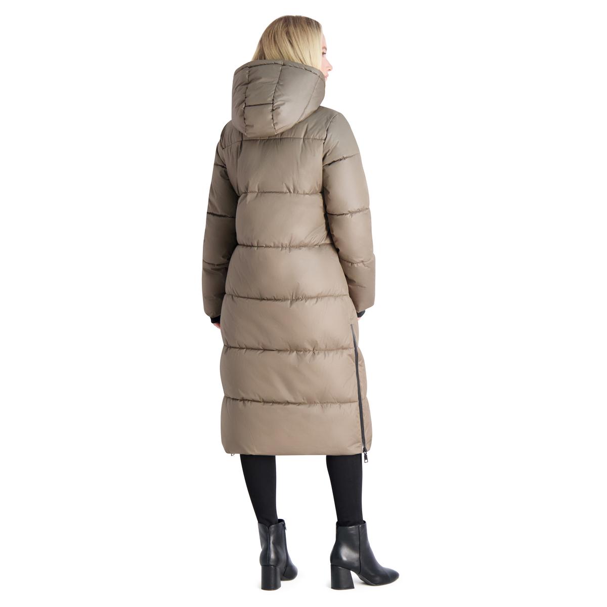 Steve madden 2025 long puffer coat