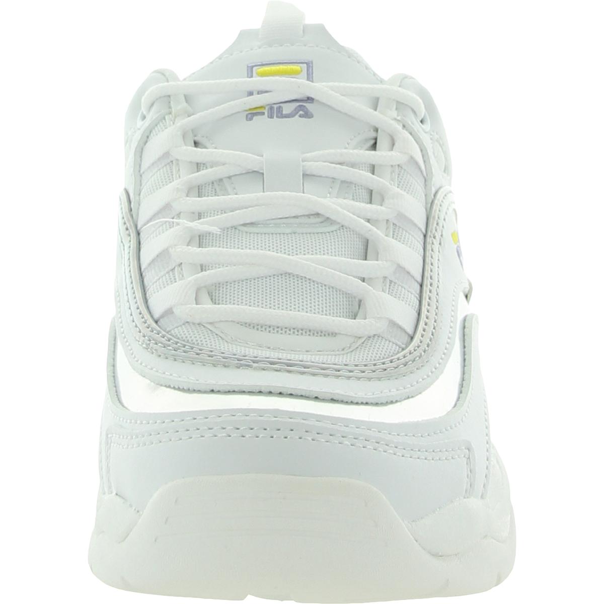 Fila Womens Ray LM Faux Leather Fitness Running Shoes Sneakers BHFO 4524