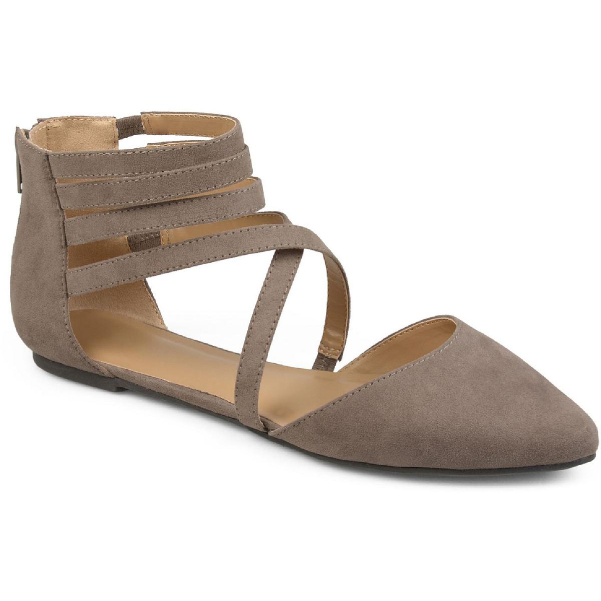 Женские балетки Marlee темно-серого цвета из коллекции Journee 9 Medium (B,M) BHFO 9054