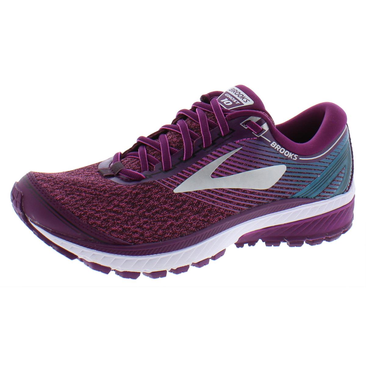 Brooks Womens Ghost 10 Purple Running Shoes Sneakers 9.5 Medium (B,M ...