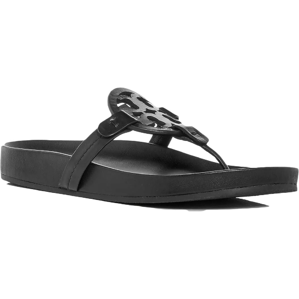 Tory burch miller sandals sale clearance black