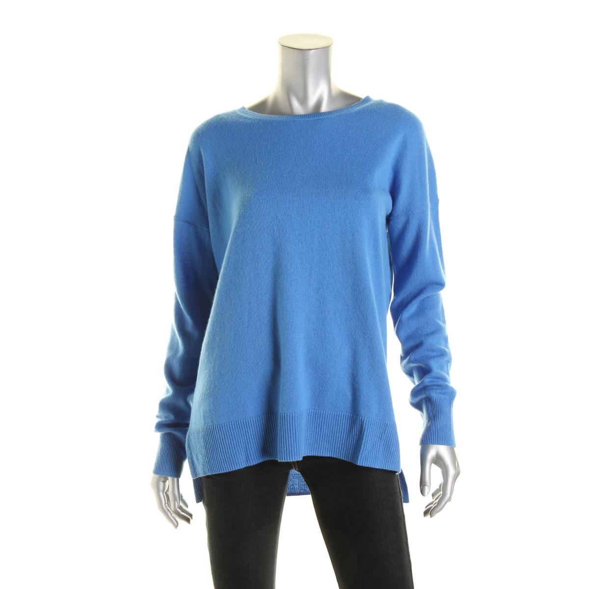 Aqua 3829 Womens Cashmere Knit Crew Pullover Sweater Top BHFO | eBay