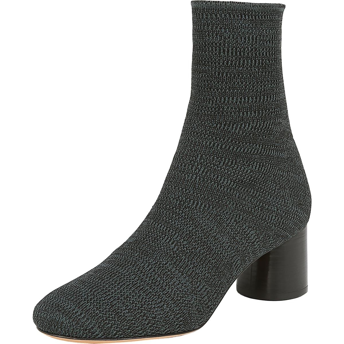 Vince Womens Tasha Green Knit Pull On Sock Boot Shoes 7.5 Medium (B,M ...