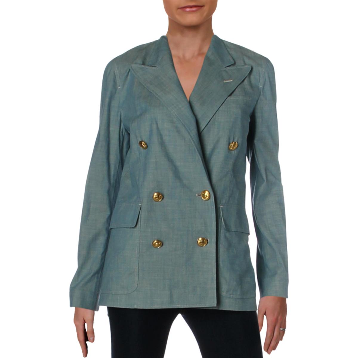 ralph lauren women's double breasted blazer