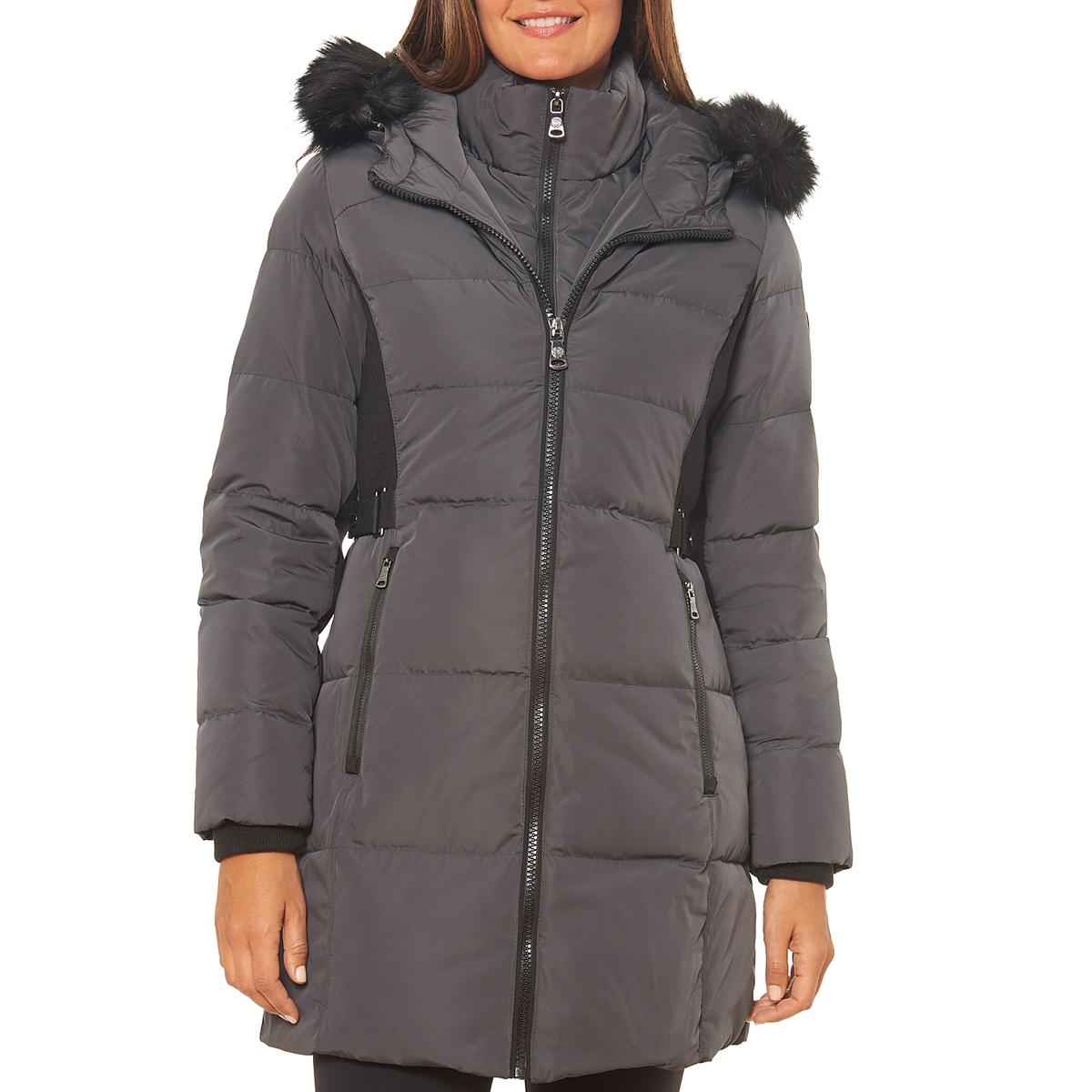 vince camuto faux fur hooded parka