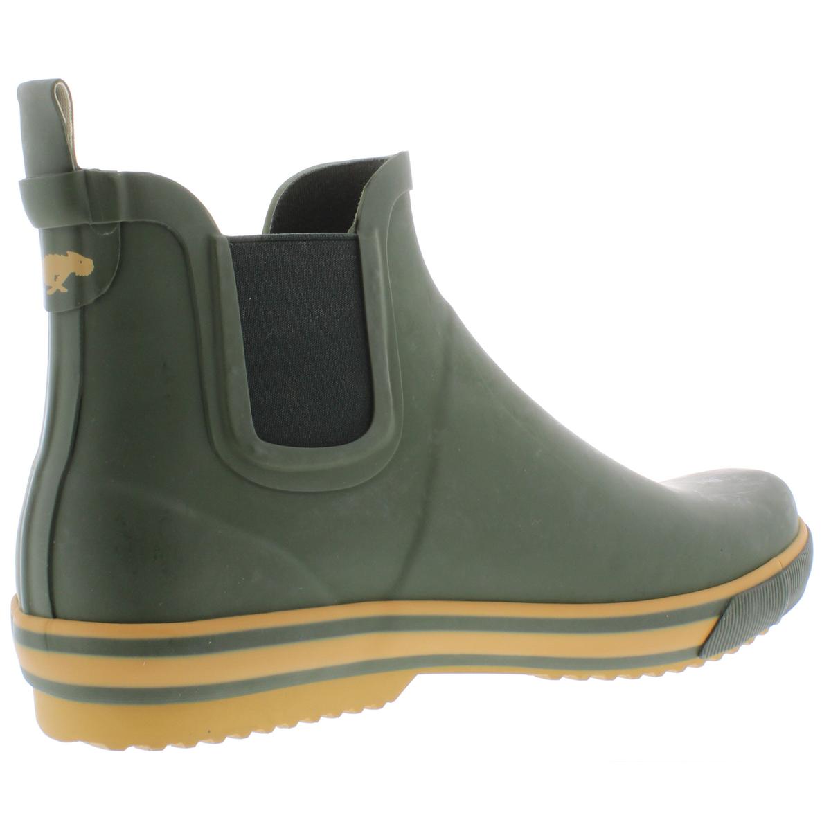 Rocket Dog Womens Rainbow Green Rain Boots Shoes 6.5 Medium (B,M) BHFO