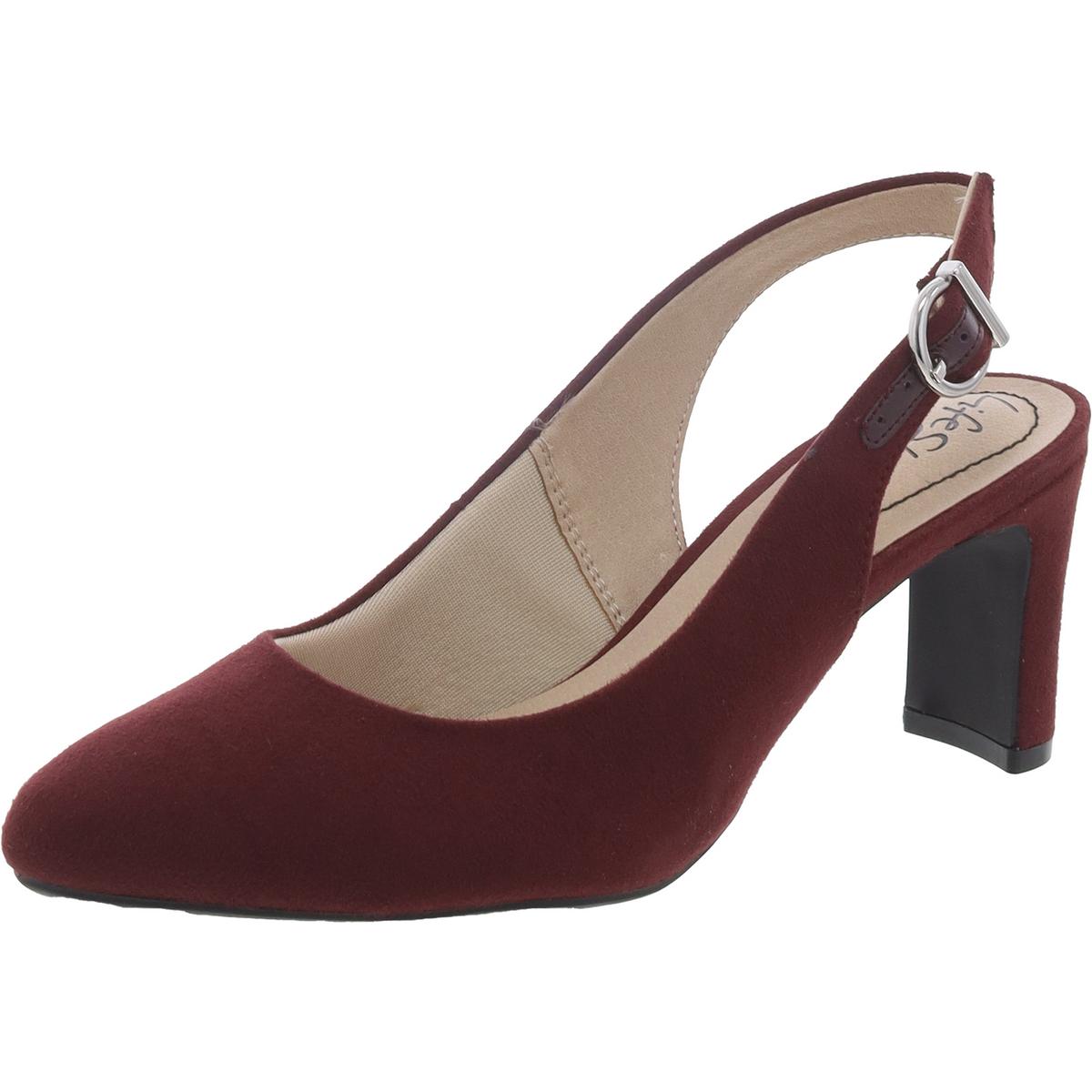 LifeStride Womens Gigi Sling Cushioned Footbed Dress Heels Shoes BHFO 0224 - Picture 7 of 7