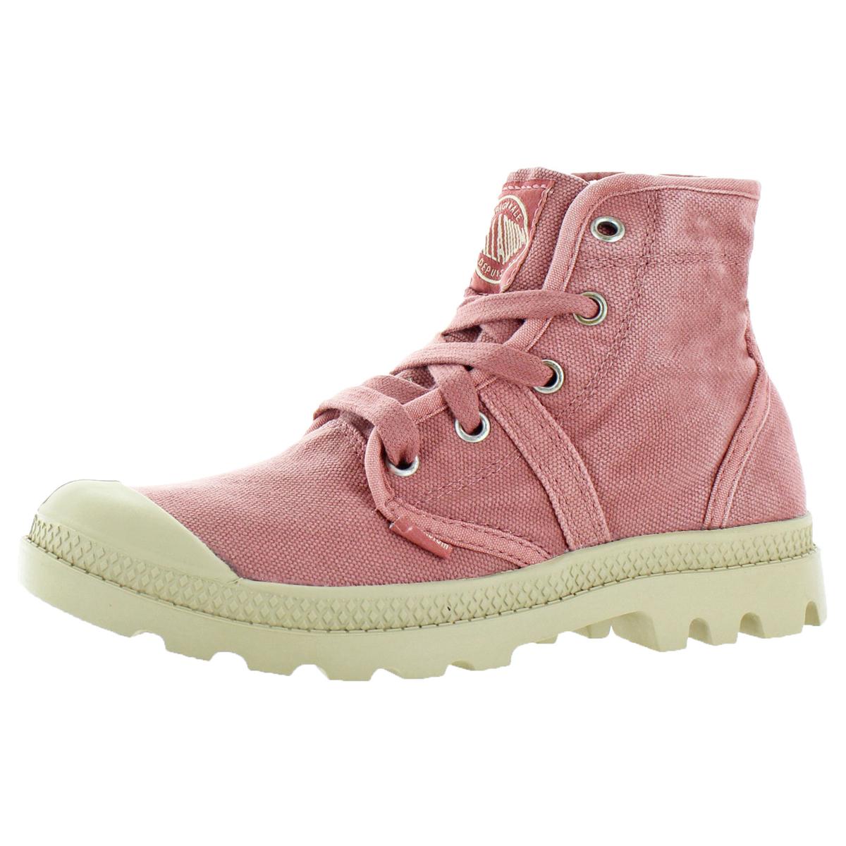 Palladium Womens Pallabrouse Pink Combat Boots Shoes 5.5 Medium (B,M ...