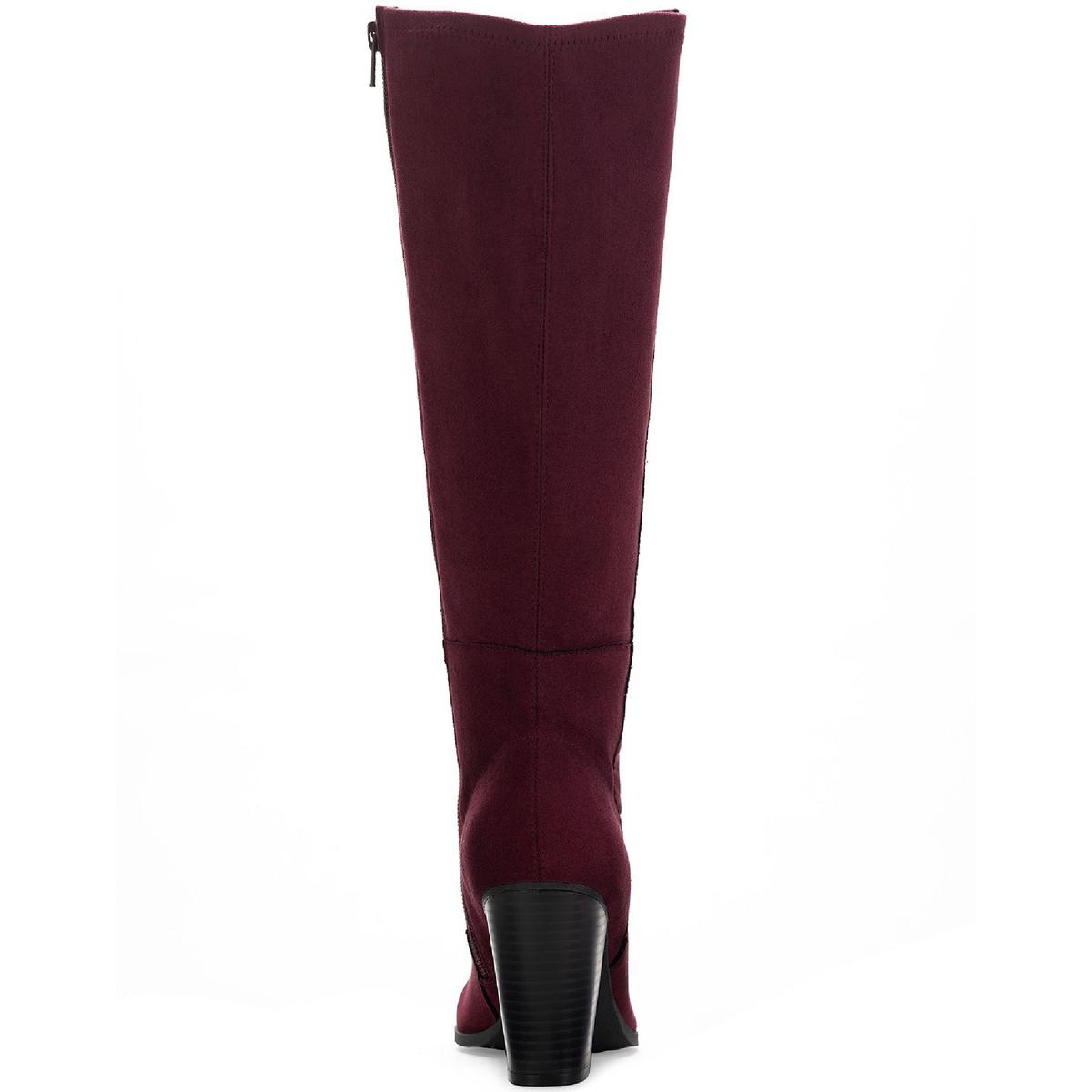 Style & Co. Womens Addyy Faux Suede Knee-High Boots Shoes BHFO