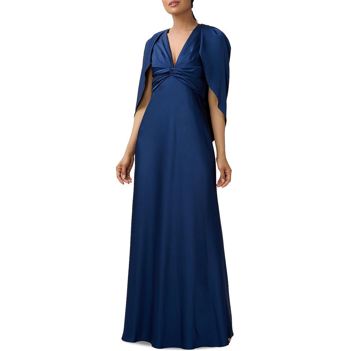 Aidan Mattox Womens Cape Sleeve Maxi Formal Evening Dress Gown BHFO 3182