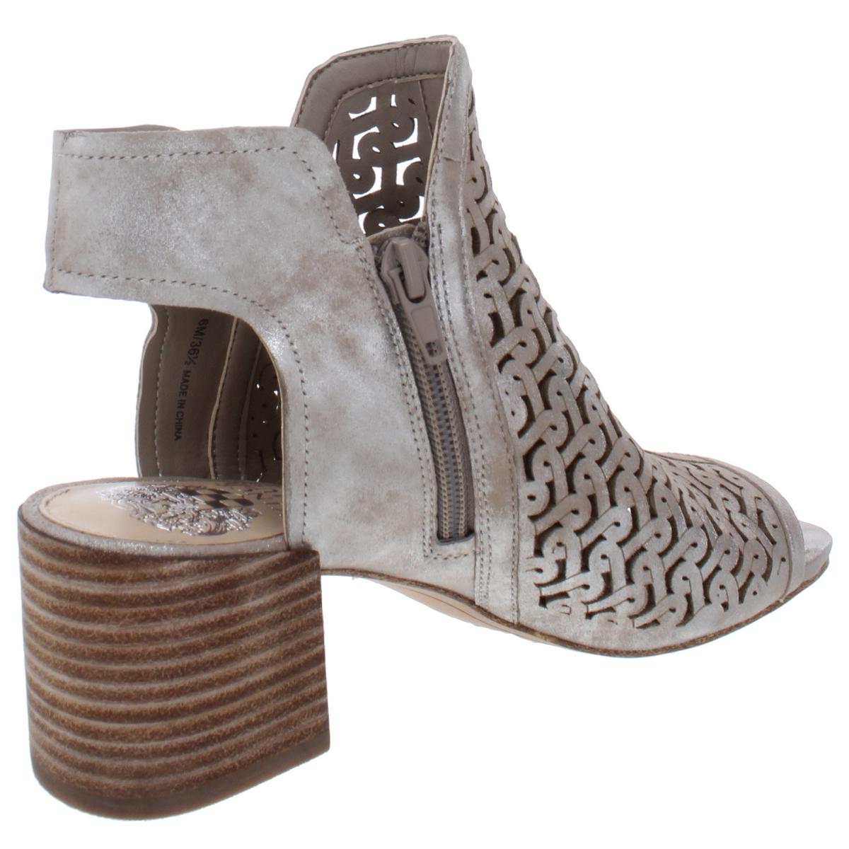 vince camuto leather ankle booties
