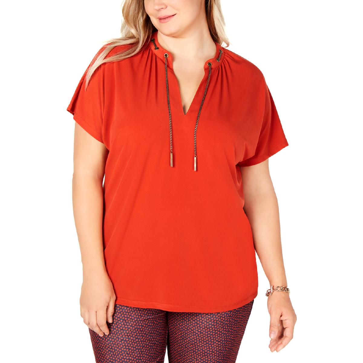 michael kors orange shirt