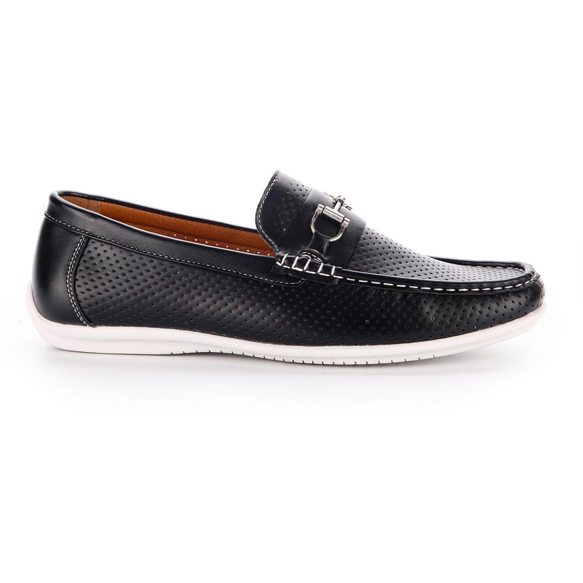 Aston Marc Mens Walk Faux Leather Slip-On Driver Loafers Shoes BHFO 6890 - Picture 5 of 12