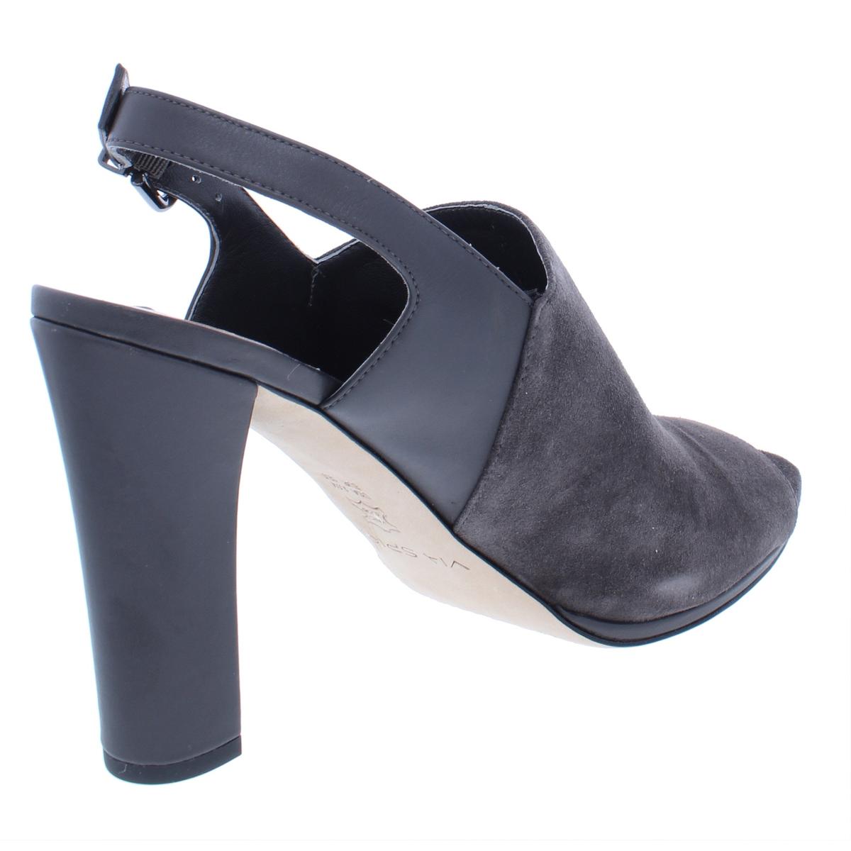 gray slingback