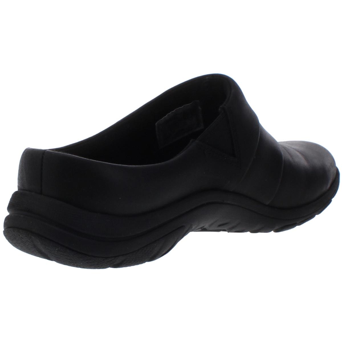 Merrell Womens Dassie Black Leather Clogs Mules Shoes 8.5 Medium (B,M ...