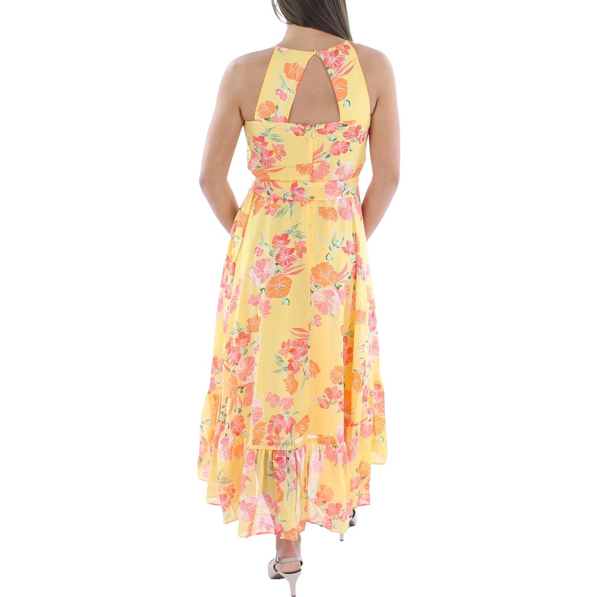 Vince camuto store yellow floral dress