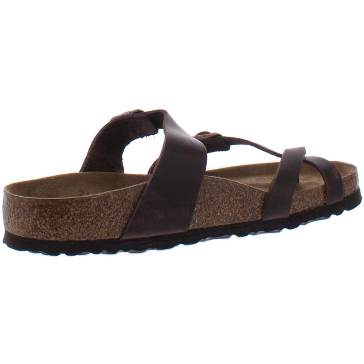 Birkenstock Women's Mayari Dual Strap Slide Sandals Brown Size 38 886454003206 | eBay