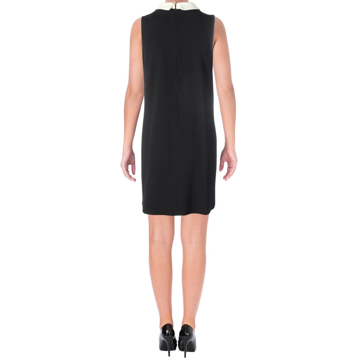 Ivanka Trump Womens Black Sleeveless Knee-Length Cocktail Dress 8 BHFO ...