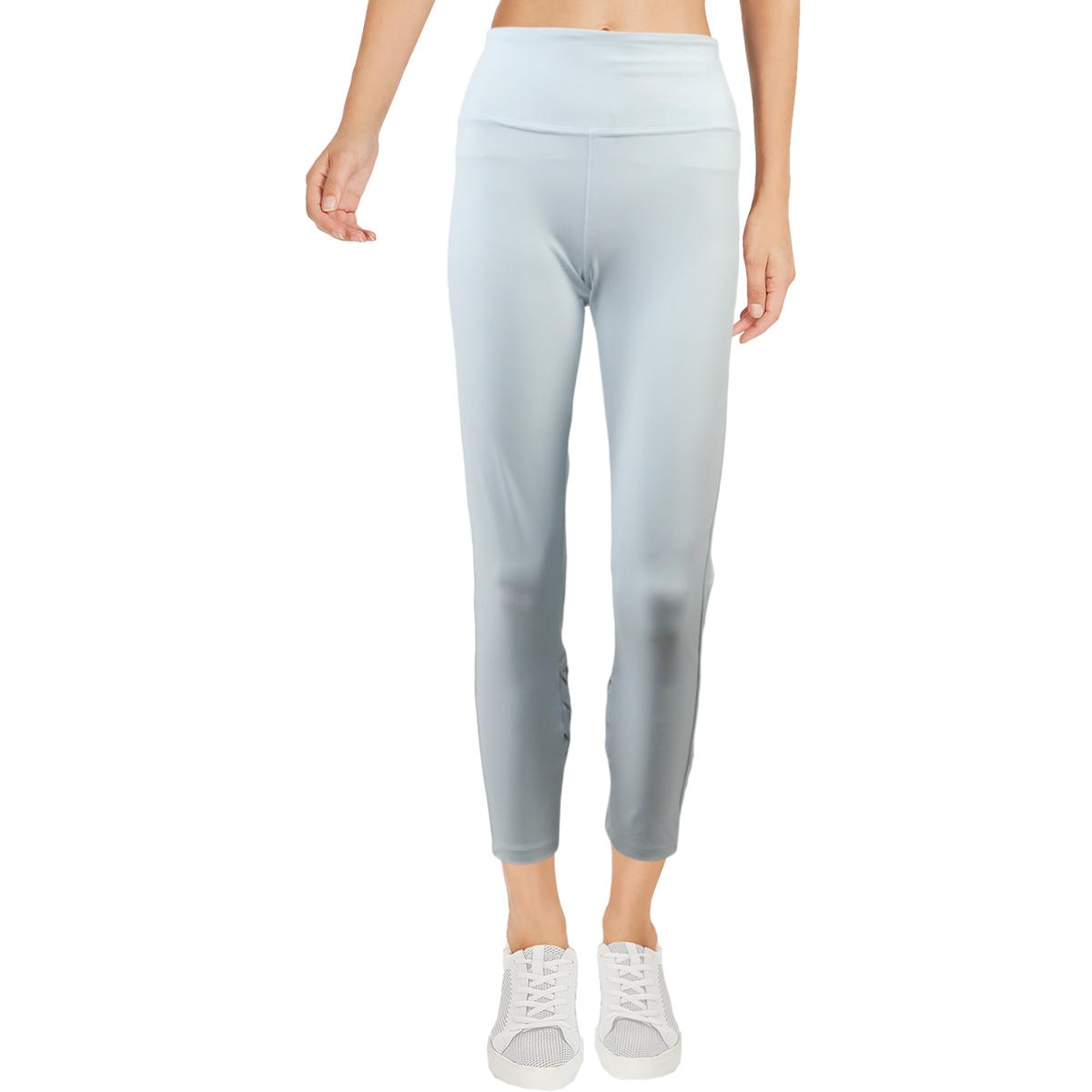 blue athletic leggings