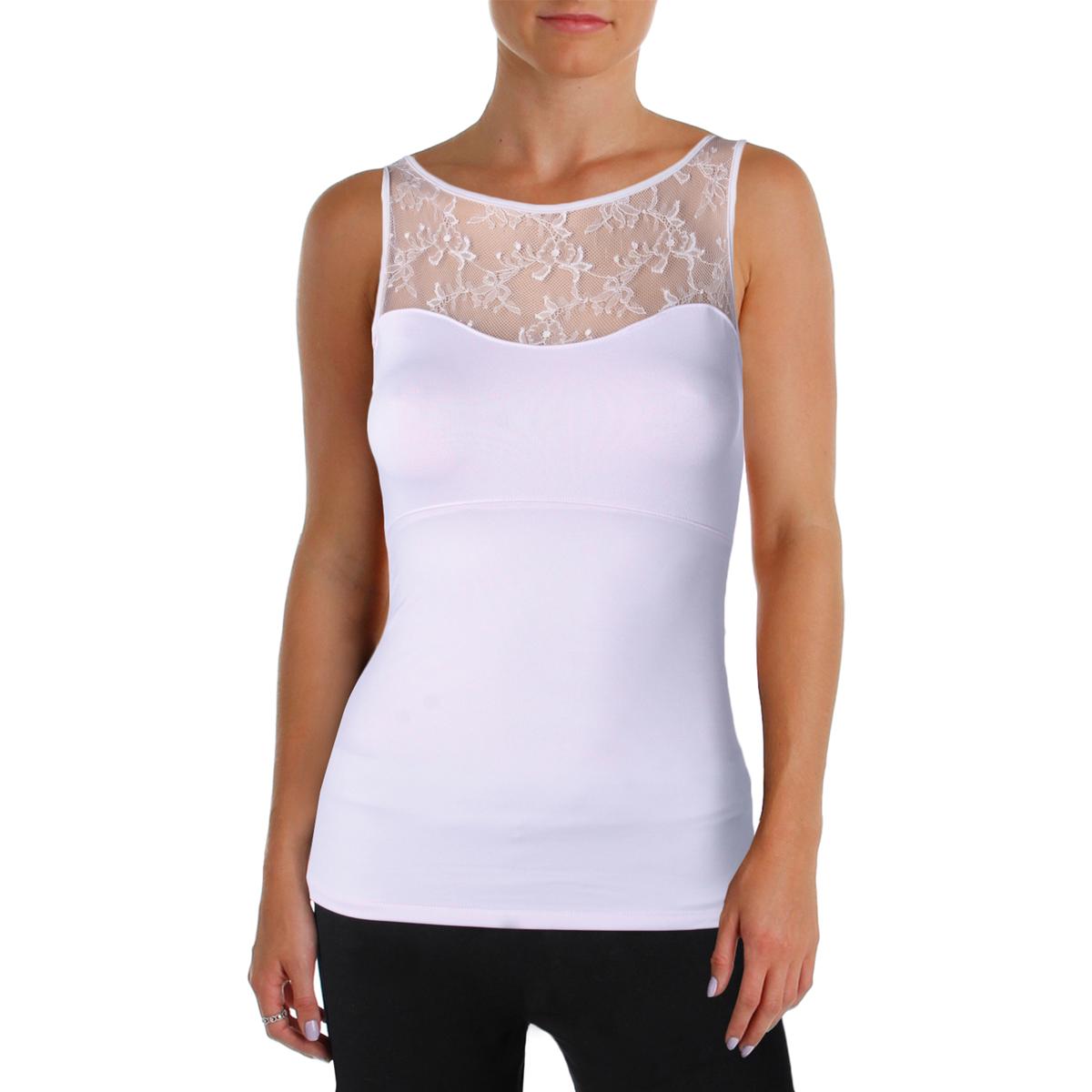 Spanx Hide & Sleek Women's Lace Shaping Tank Top Cami Shapewear BHFO eBay
