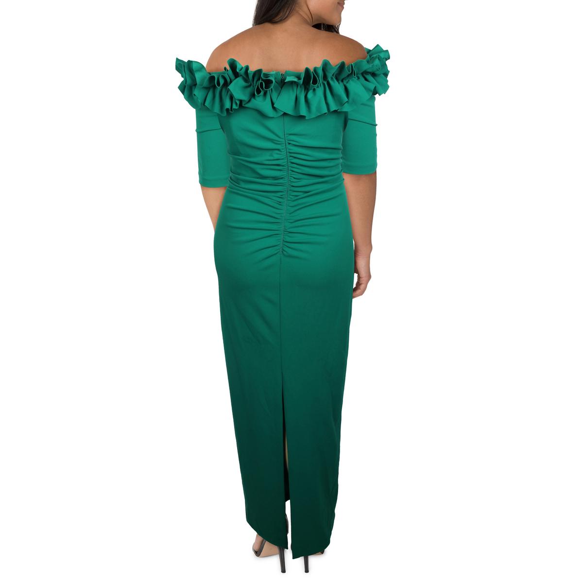 Xscape Womens Ruffled Embellished Formal Maxi Dress Gown Plus BHFO 0348 -  International Society of Hypertension