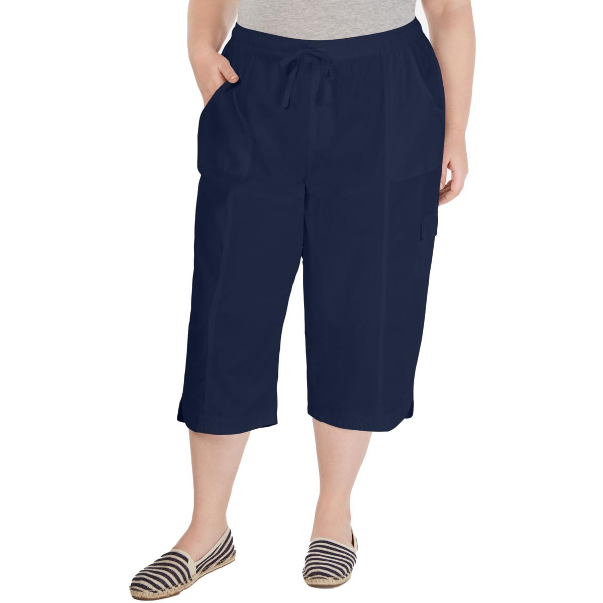 navy pull on trousers womens