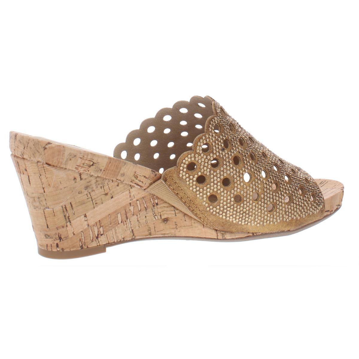 white mountain embellished sandals