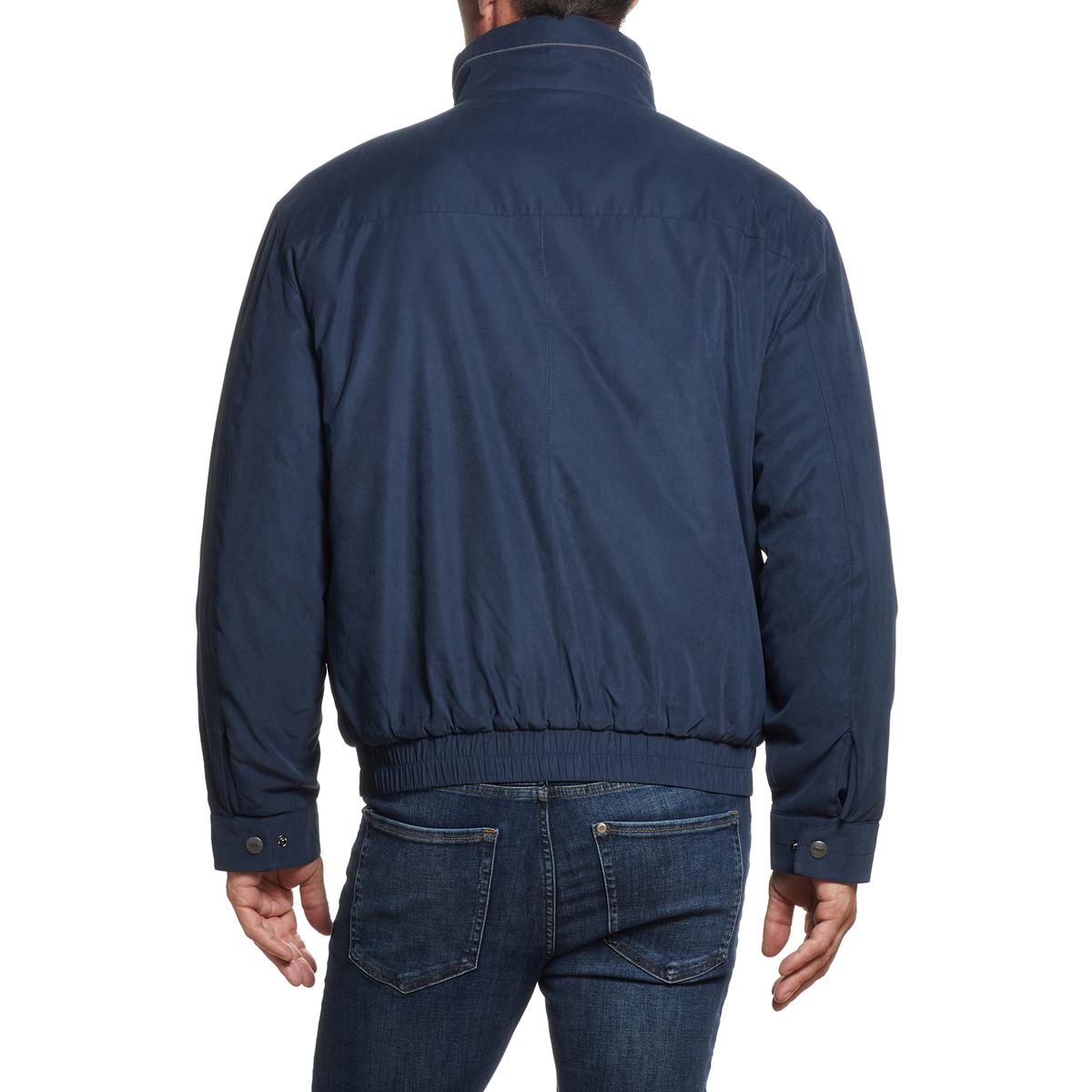 weatherproof microfiber bomber jacket