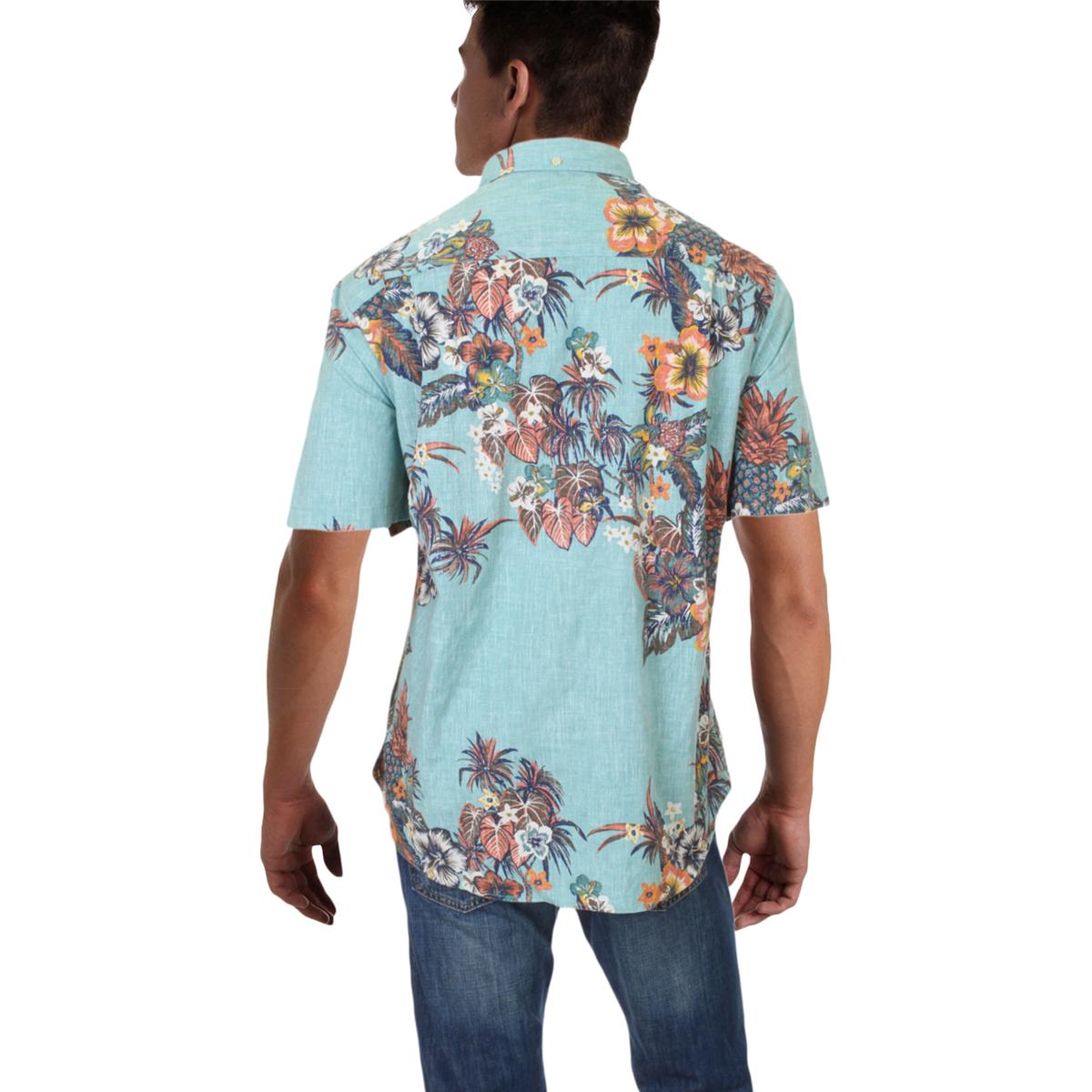 Reyn Spooner Mens Sumatra Floral Print Button-Down Shirt Top BHFO 5908 ...