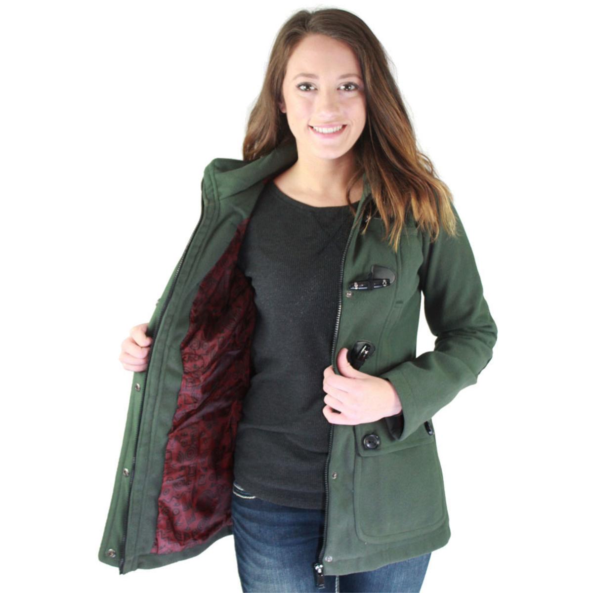 juniors peacoat with hood