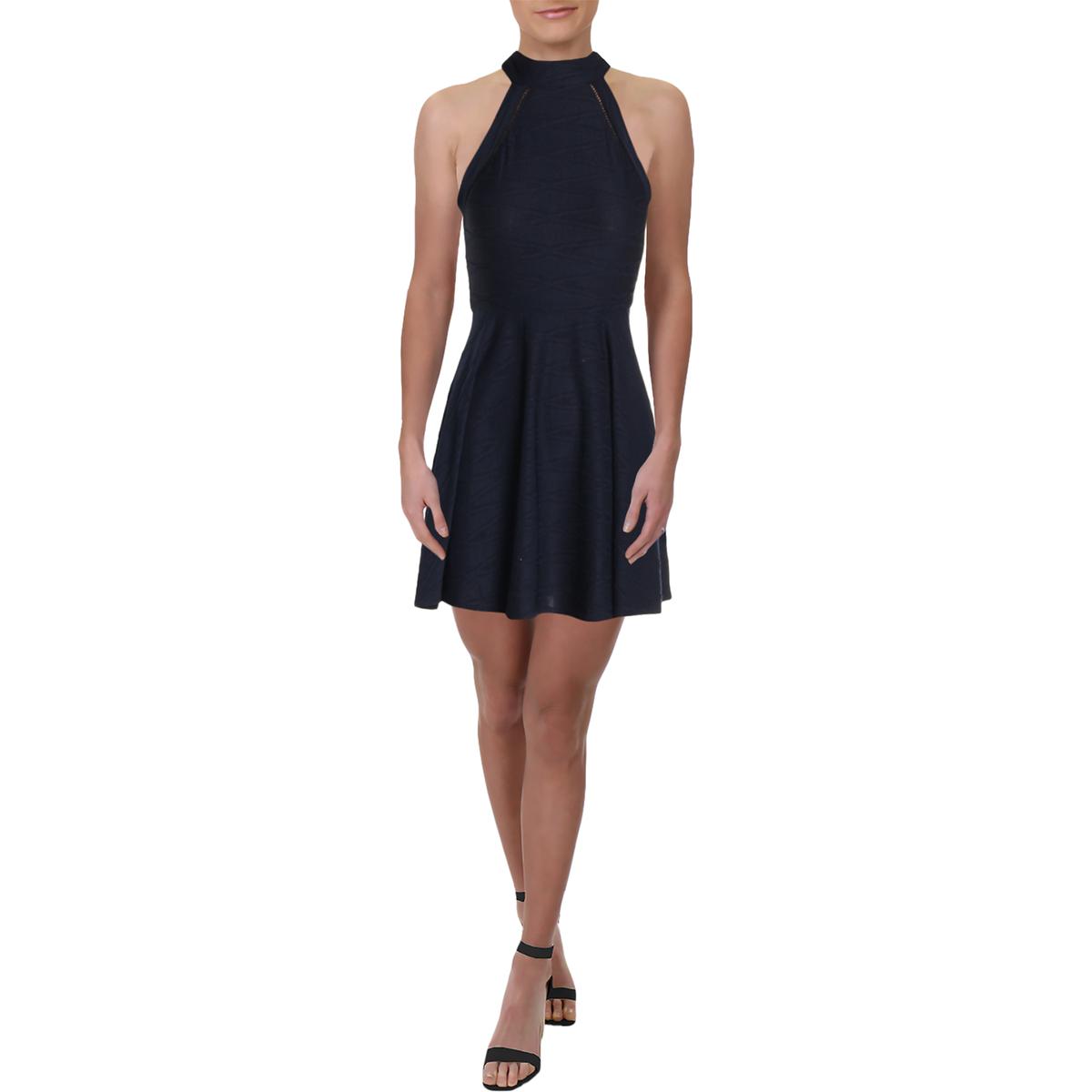 B. Darlin Womens Navy Sleeveless Mini Party Cocktail Dress Juniors 7/8 BHFO 0088 | eBay