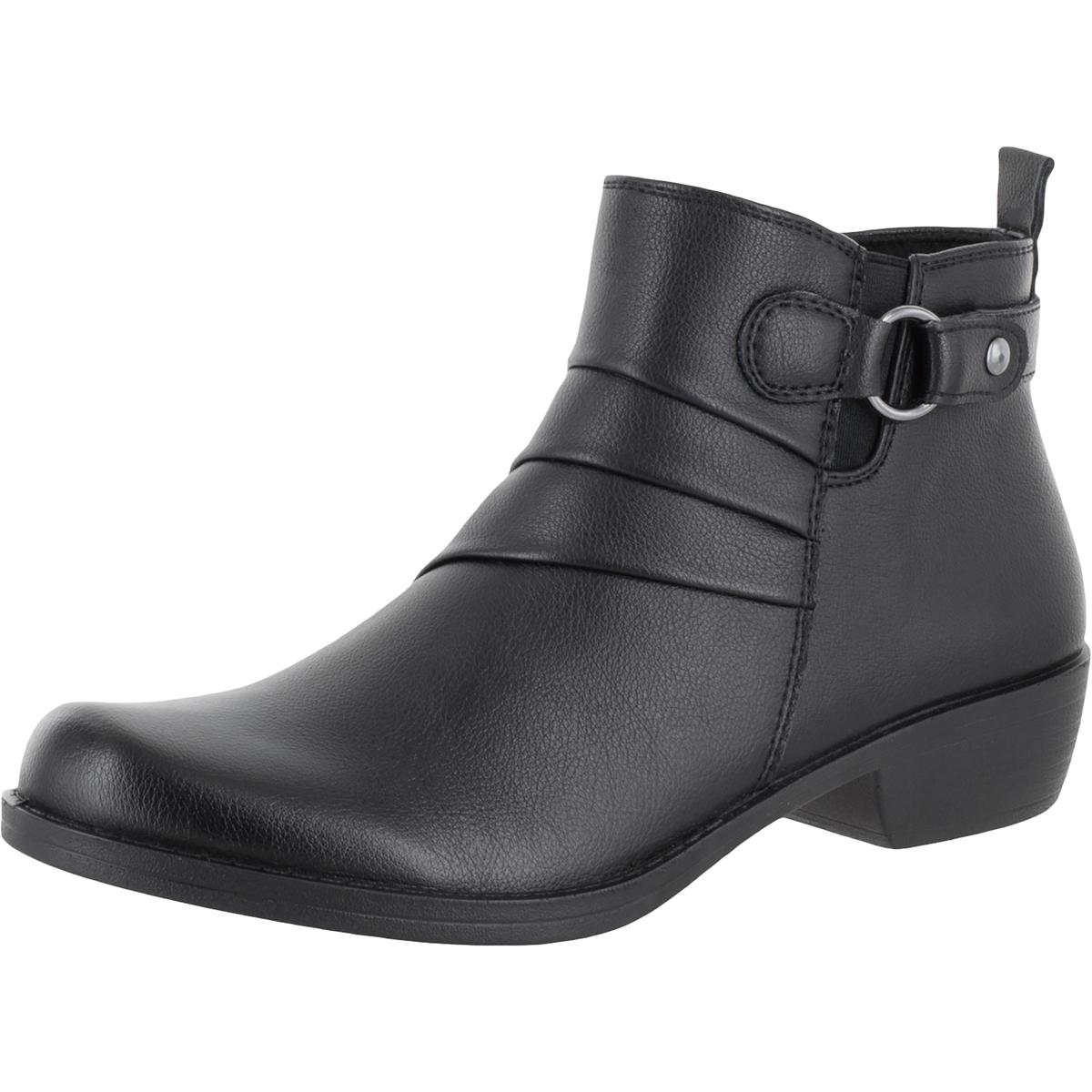 Easy Street Shanna Womens Faux Leather Casual Ankle Boots