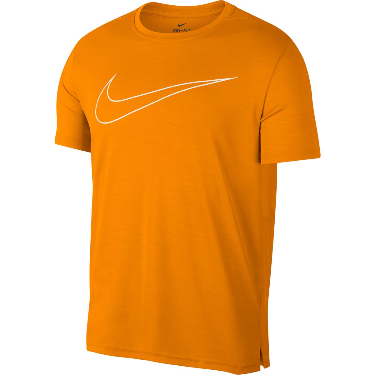 Nike Mens Orange Fitness Running Tee T-Shirt L BHFO 5489 192500090879 ...