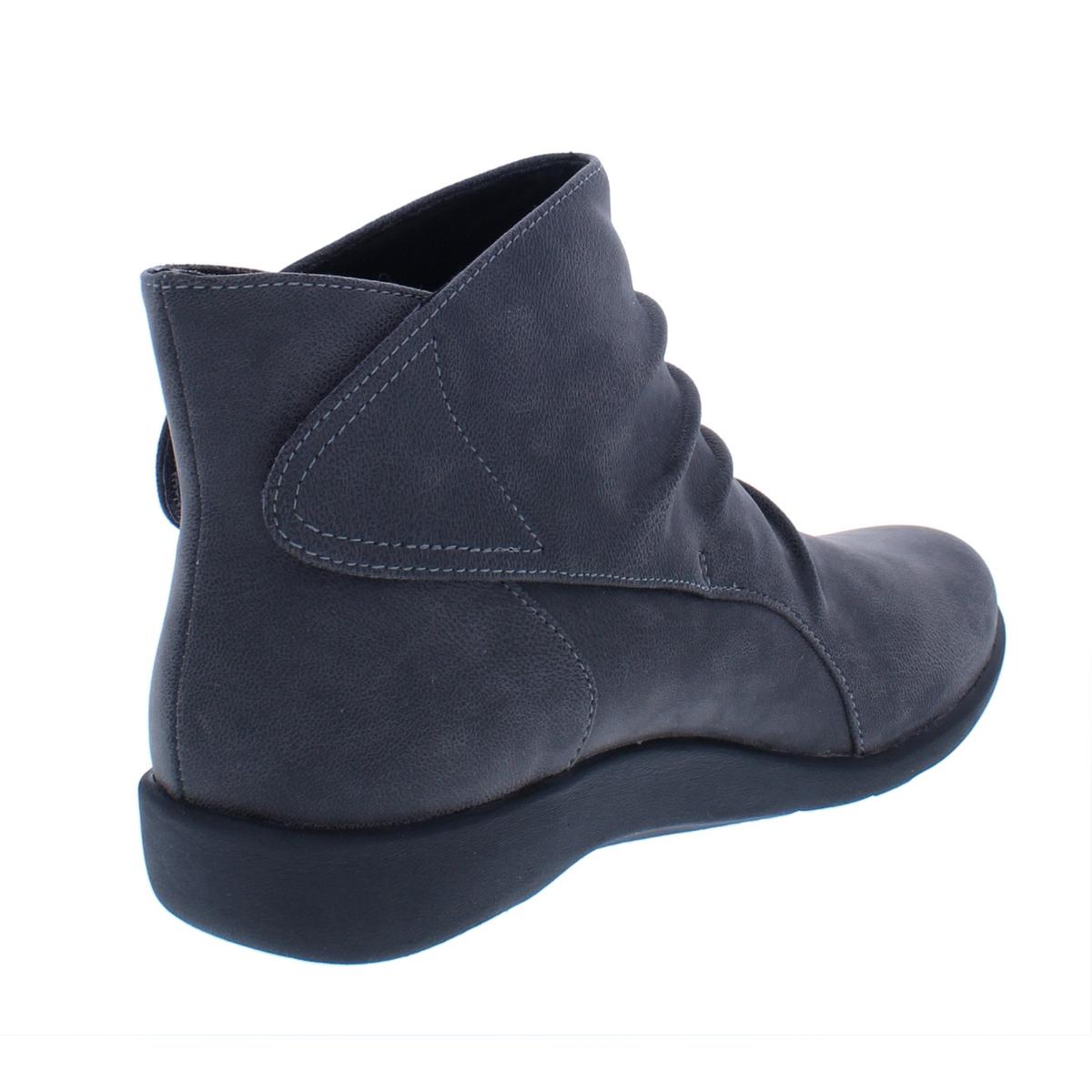 Clarks Womens Sillian Sway Gray Ankle Boots Shoes 9.5 Medium (B,M) BHFO ...