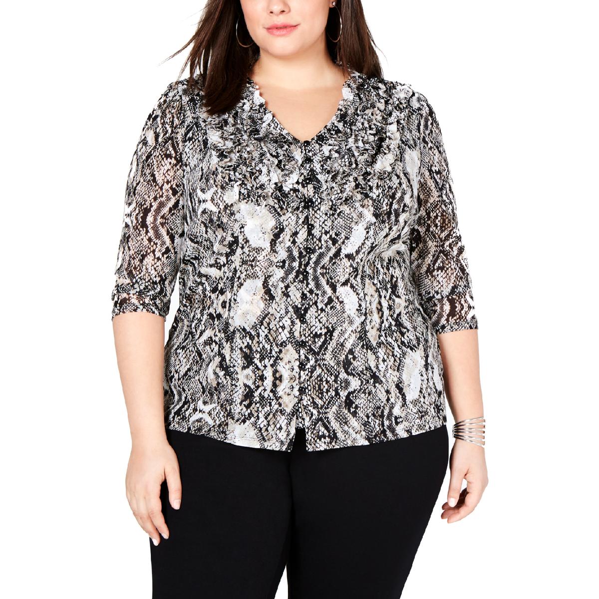 snake print womens shirt