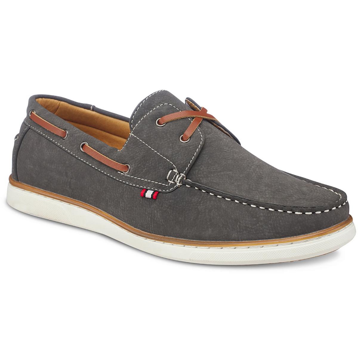 Удобные лодочные туфли Aston Marc Mens HARBOR из искусственной кожи на шнуровке BHFO 1573 4190₽